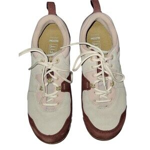 Oboz Emma Low Hiking Shoes Women 10 Beige Brown Suede Leather Boot Sneak…